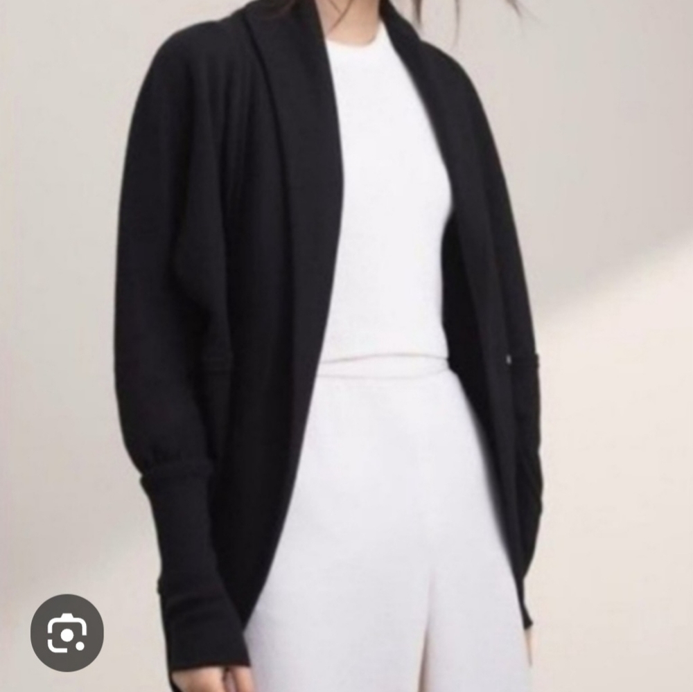 Wilfred Aritzia Diderot Cocoon Oversized Cardigan XXS Modal Blend Cozy Knit - Picture 2 of 7